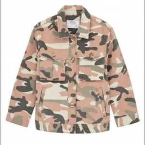 Zara Kids Camo Jean Jacket